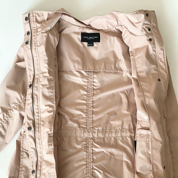 Marc New York Blush Utility Rain Coat - Picture 11 of 15